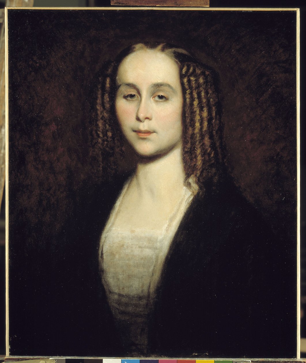 Madame Ange Monticellin, taidemaalarin tädin, muotokuva tekijältä Adolphe Joseph Thomas Monticelli