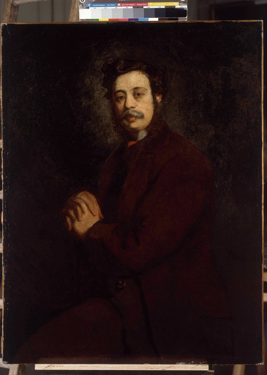 Mr. Khanin muotokuva. Adolphe Monticellin (1824-1886) maalaus tekijältä Adolphe Joseph Thomas Monticelli