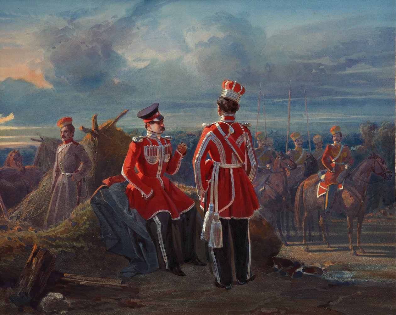 Krimin tatarien henkivartiolentue, n. 1850 tekijältä Adolphe Ladurner