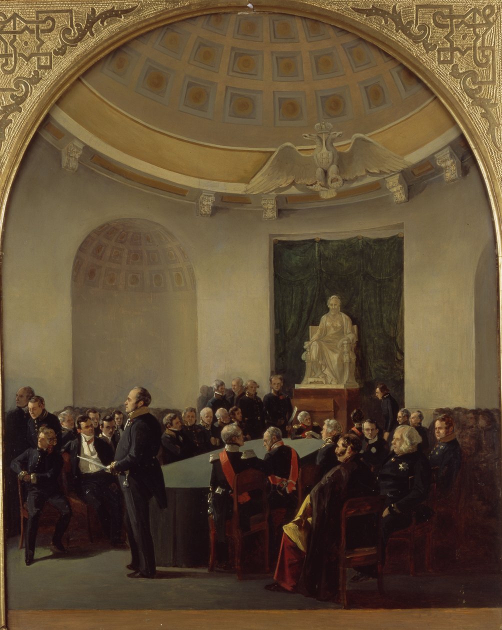 Taideakatemian juhlakokous 1839, 1840 tekijältä Adolphe Ladurner