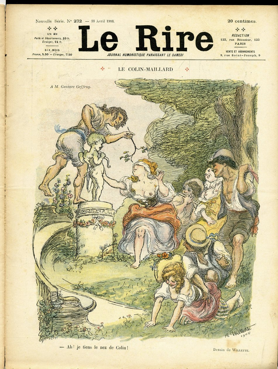 Kuva Adolphe dit Willettesta (1857-1926) Le Riren kanteen tekijältä Adolphe Leon Willette