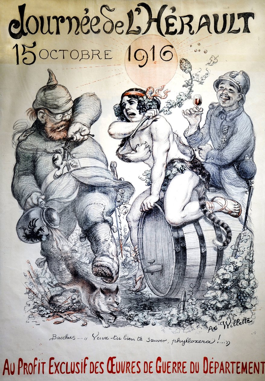 "Heraultin päivä tekijältä Adolphe Leon Willette
