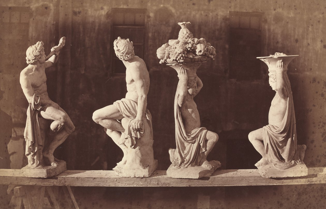 Quatre estàtues, c. 1868. finlandès tekijältä Adolphe Terris