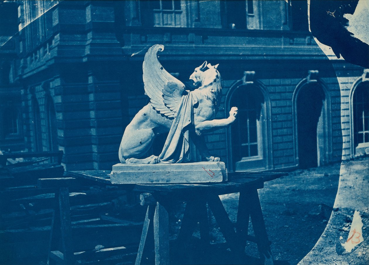 Griffinveistos rakennustyömaalla Marseillessa (Griffinveistos rakennustyömaalla Marseillessa) tekijältä Adolphe Terris
