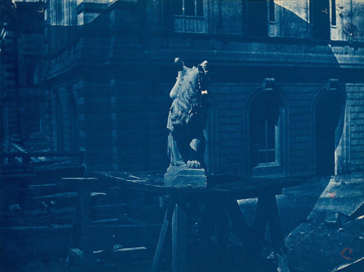 Griffinveistos rakennustyömaalla Marseillessa (Griffinveistos rakennustyömaalla Marseillessa) tekijältä Adolphe Terris
