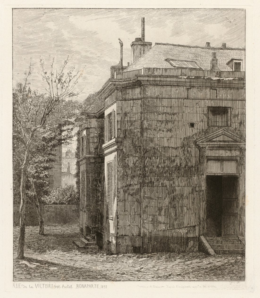Victory Street (70). Hotelli Bonaparte tekijältä Adolphe Théodore Jules Martial Potémont