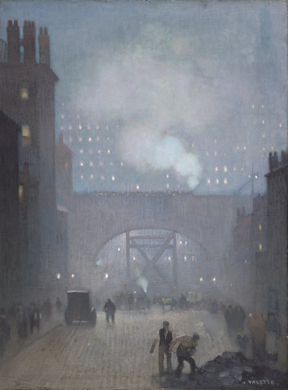 York Street, joka johtaa Charles Streetille, Manchesteriin tekijältä Adolphe Valette