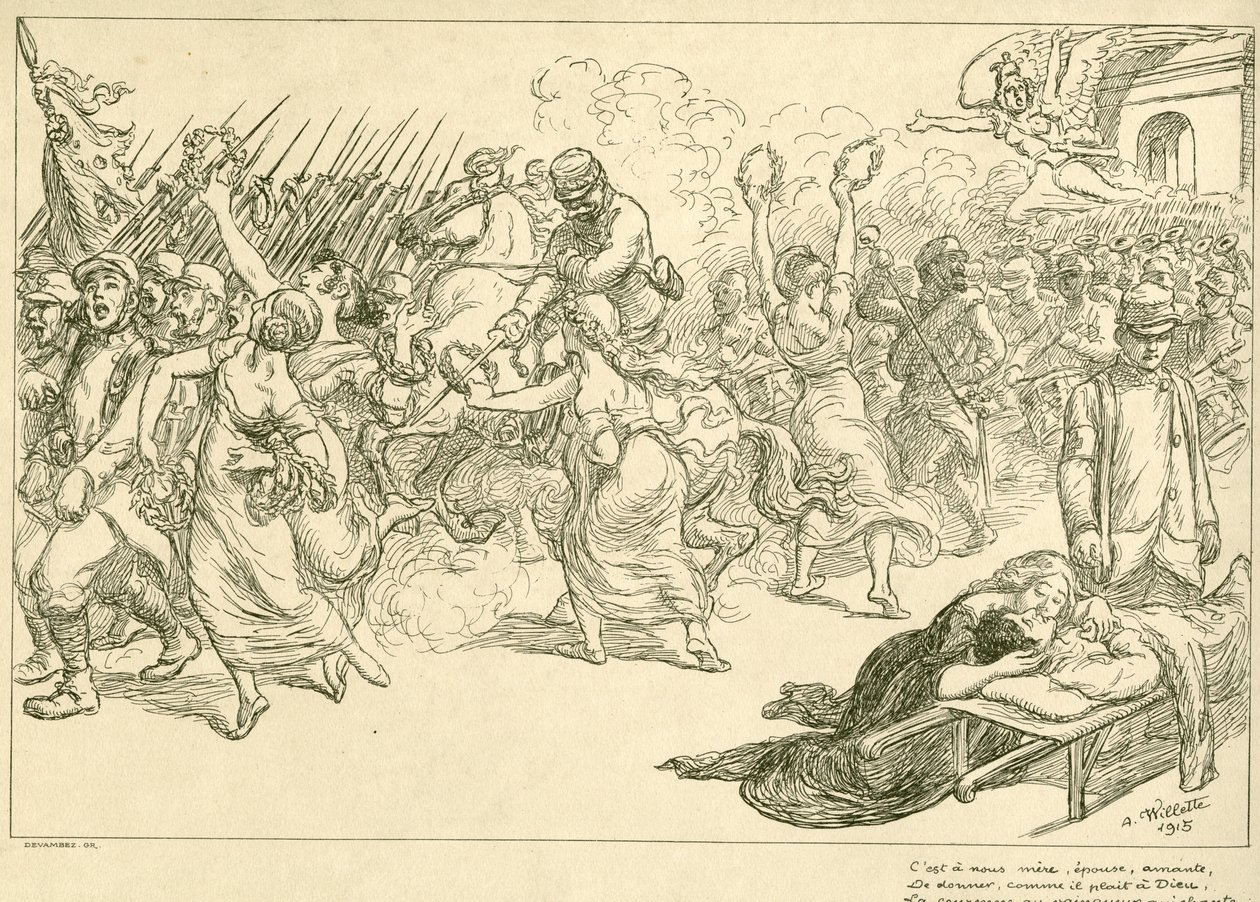 Girondiuksen laulu tekijältä Adolphe Willette