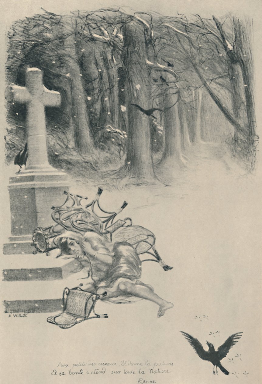 Cicada, 1919 tekijältä Adolphe Leon Willette