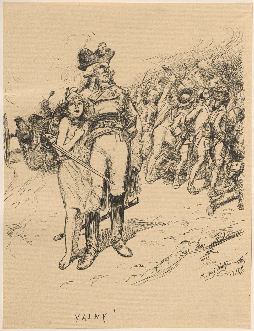 Valmy tekijältä Adolphe Willette