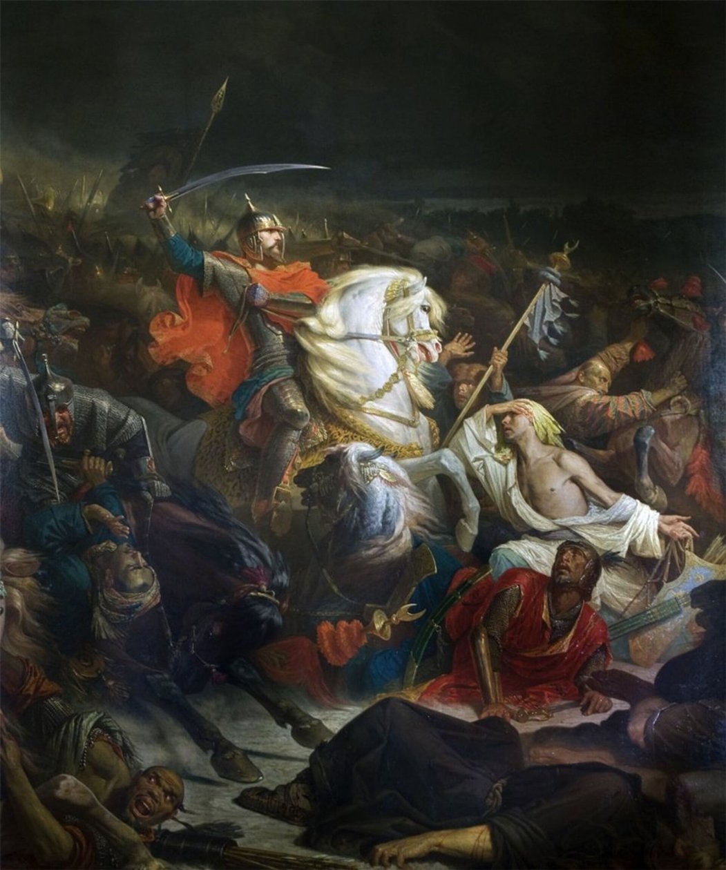 Kulikovon taistelu (1849) tekijältä Adolphe Yvon