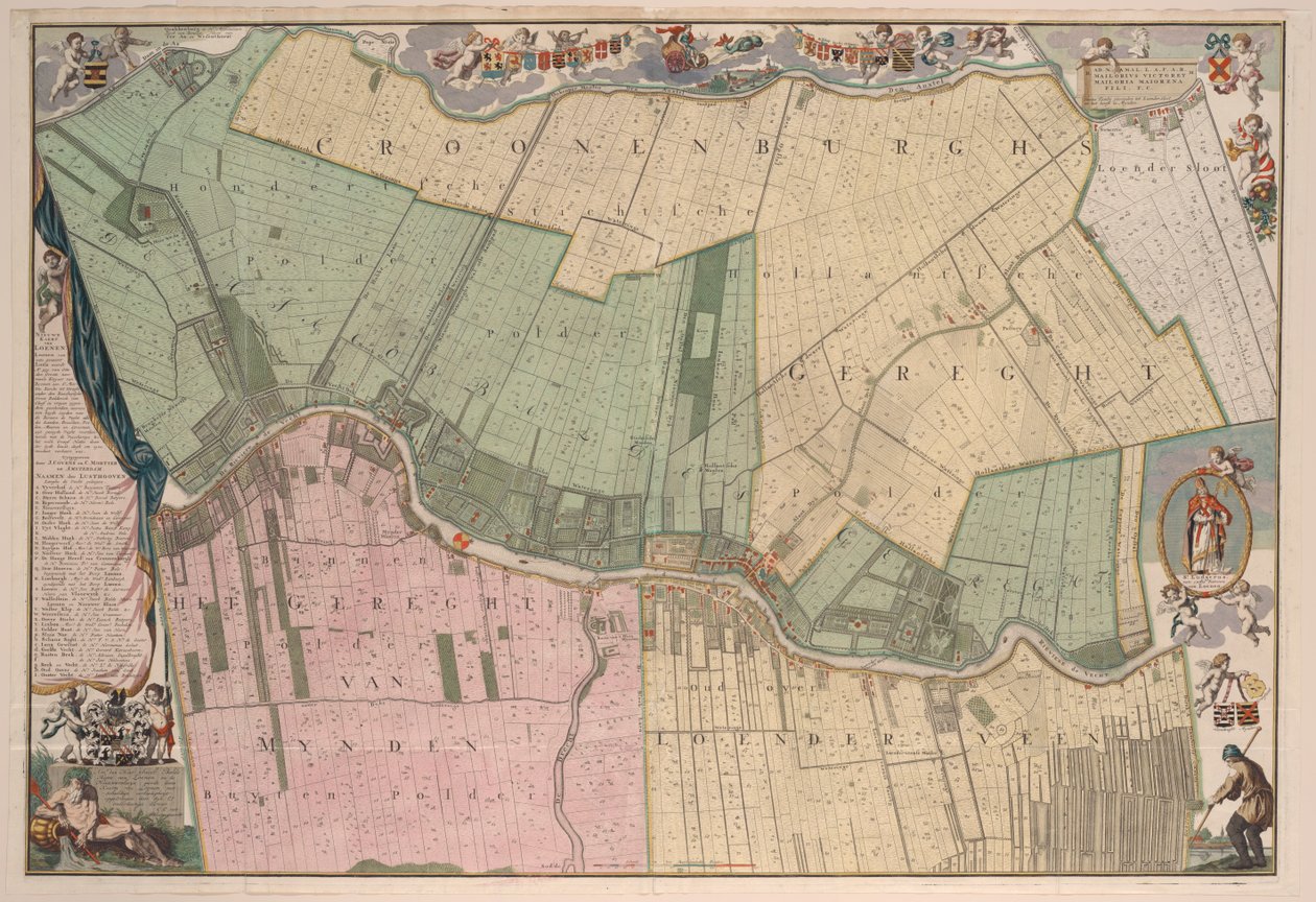 Nieuwe map van Mynden en de Loosdrecht tekijältä Adriaan van der Laan
