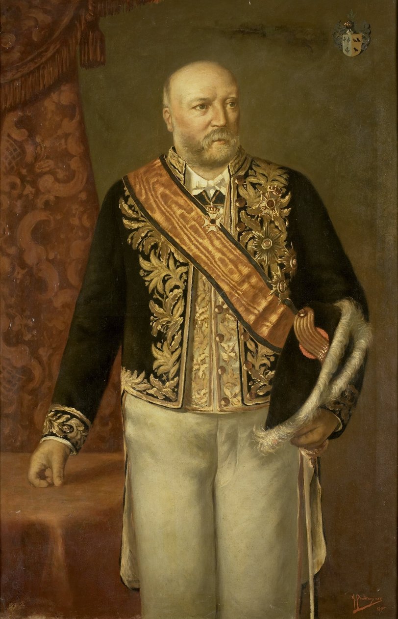 Cornelis Pijnacker Hordijk (1847-1908). Kenraalikuvernööri (1888-93) tekijältä Adriaan Boudewijnse