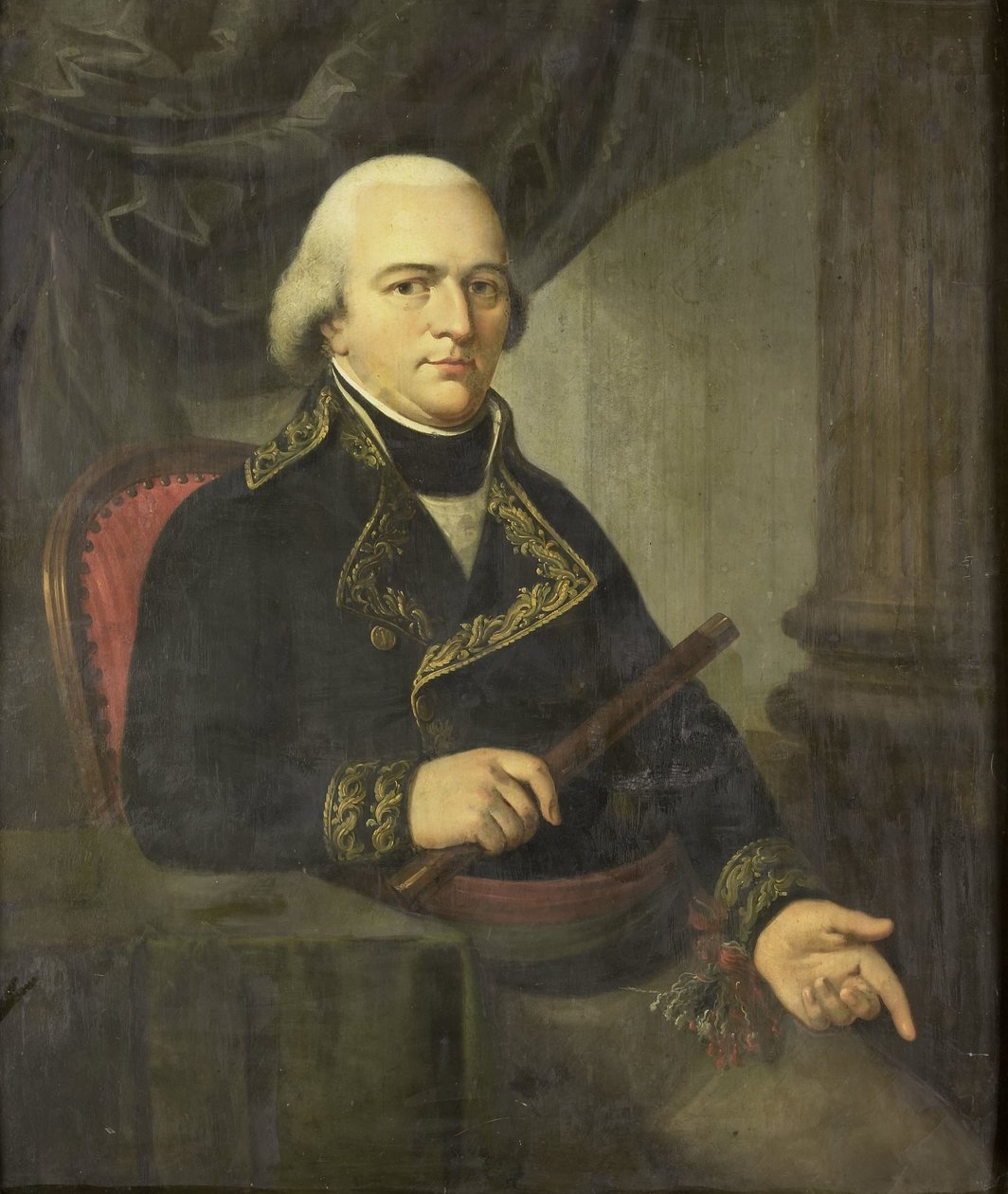 Hollannin Itä-Intian kenraalikuvernöörin Pieter Gerardus van Overstratenin muotokuva tekijältä Adriaan de Lelie (attributed to)
