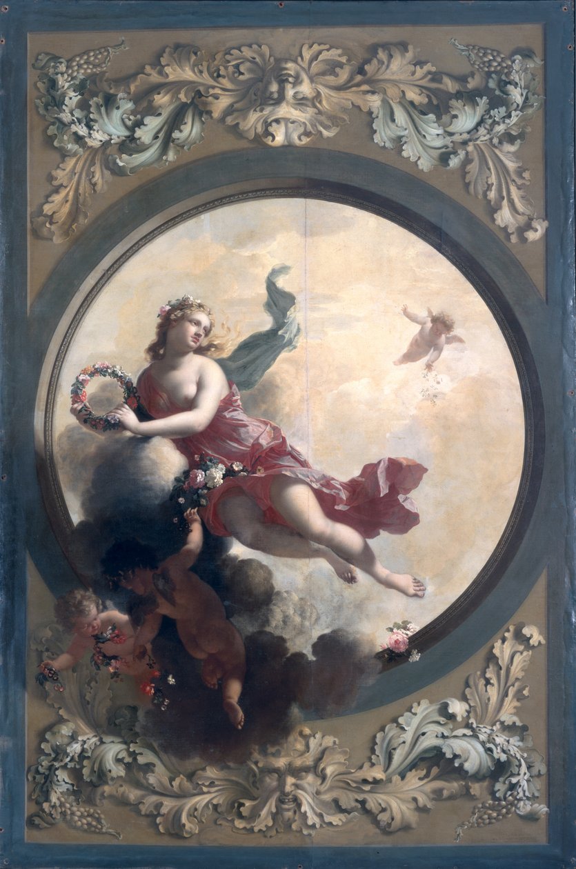 Flora kukka-sirontaputilla, 1696 tekijältä Adriaan van der Werff