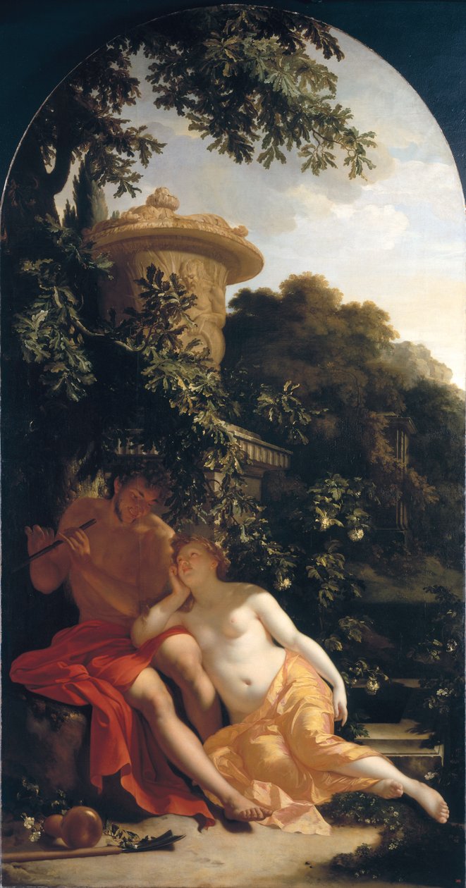 Paimen ja paimentar, Rakas paimen, c. 1696 tekijältä Adriaan van der Werff