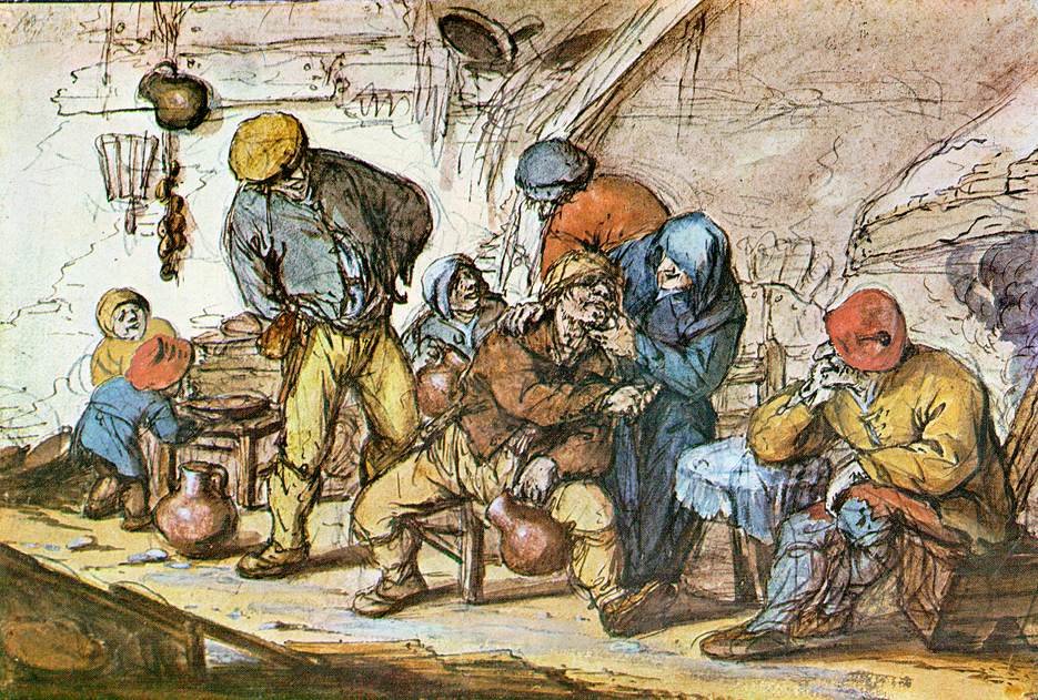 Kohtaus tavernassa tekijältä Adriaen Jansz. van Ostade