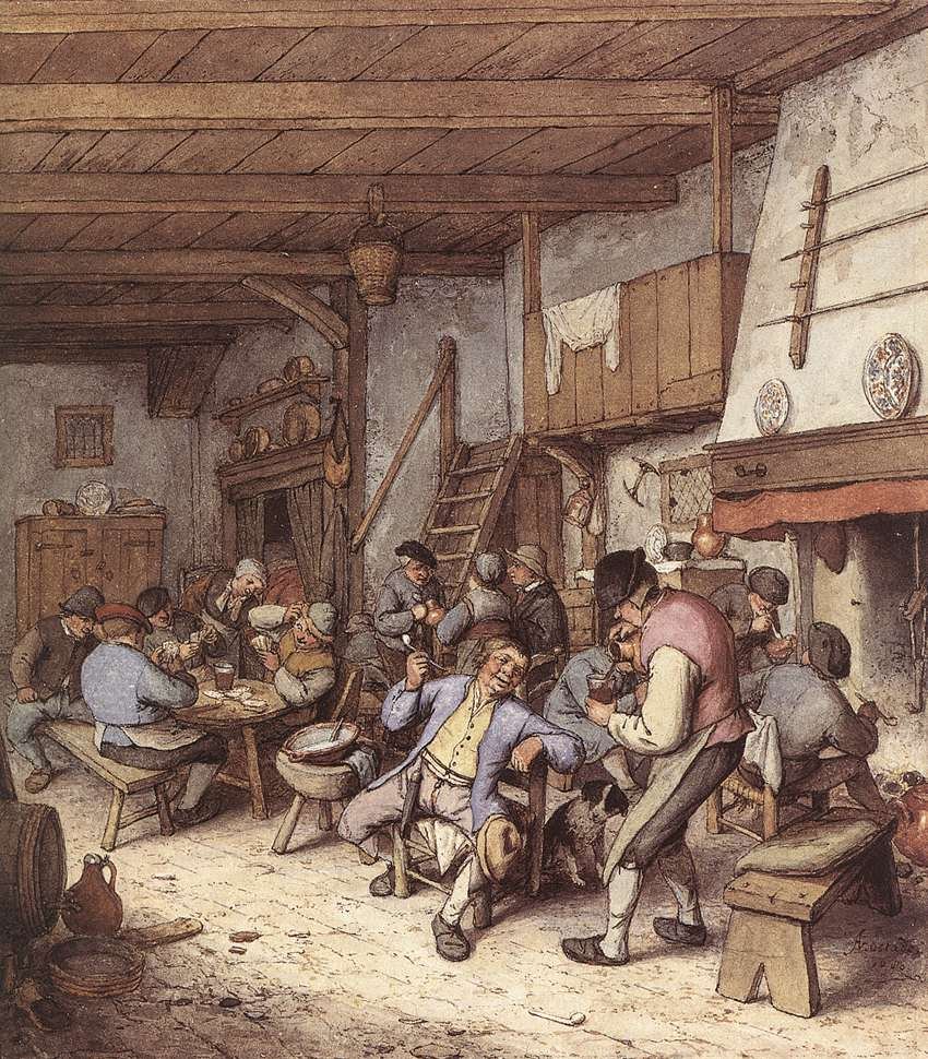Tavern Interior tekijältä Adriaen Jansz. van Ostade