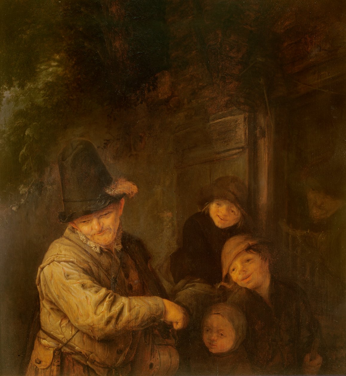 The Itinerant Musician, 17th centuryfinn tekijältä Adriaen Jansz. van Ostade
