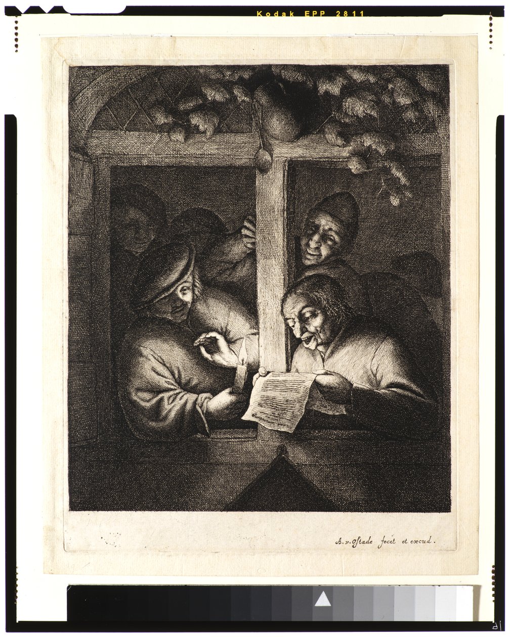 Laulajat (retorikot), n. 1667 tekijältä Adriaen Jansz. van Ostade