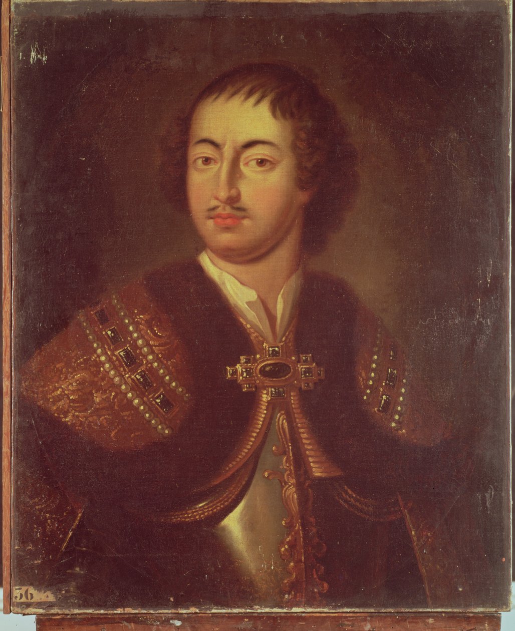 Pietari I:n muotokuva (1672-1725) tekijältä Adriaan van der Werff