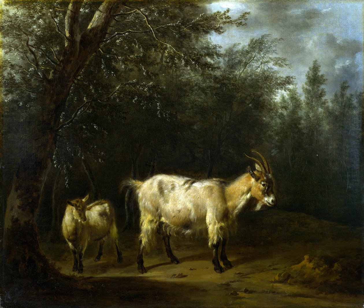 Vuohi ja lapsi tekijältä Adriaen van de Velde