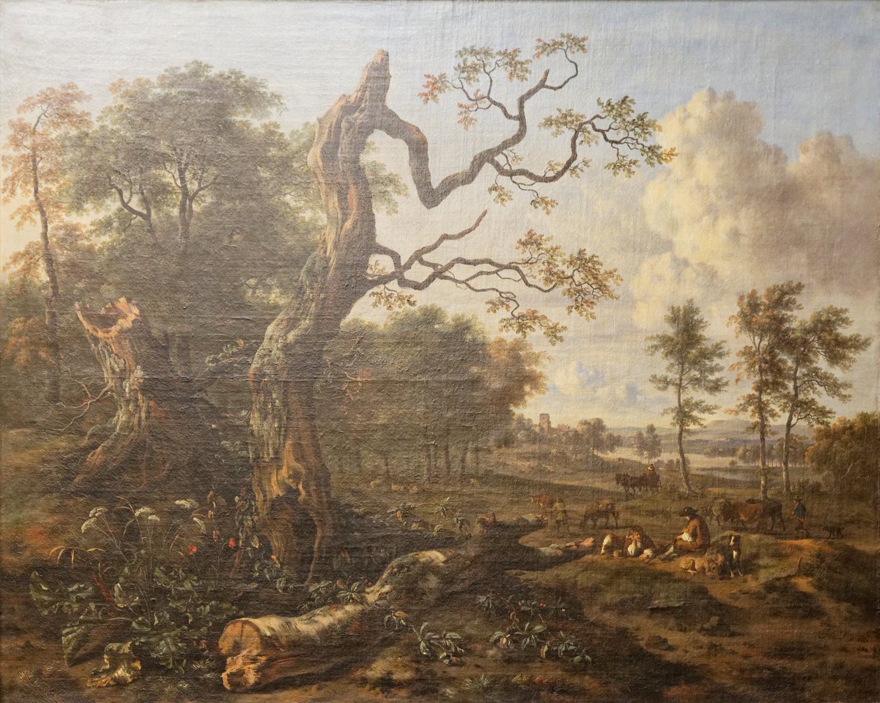 Jan Wynants - Lisière de forêt tekijältä Adriaen van de Velde
