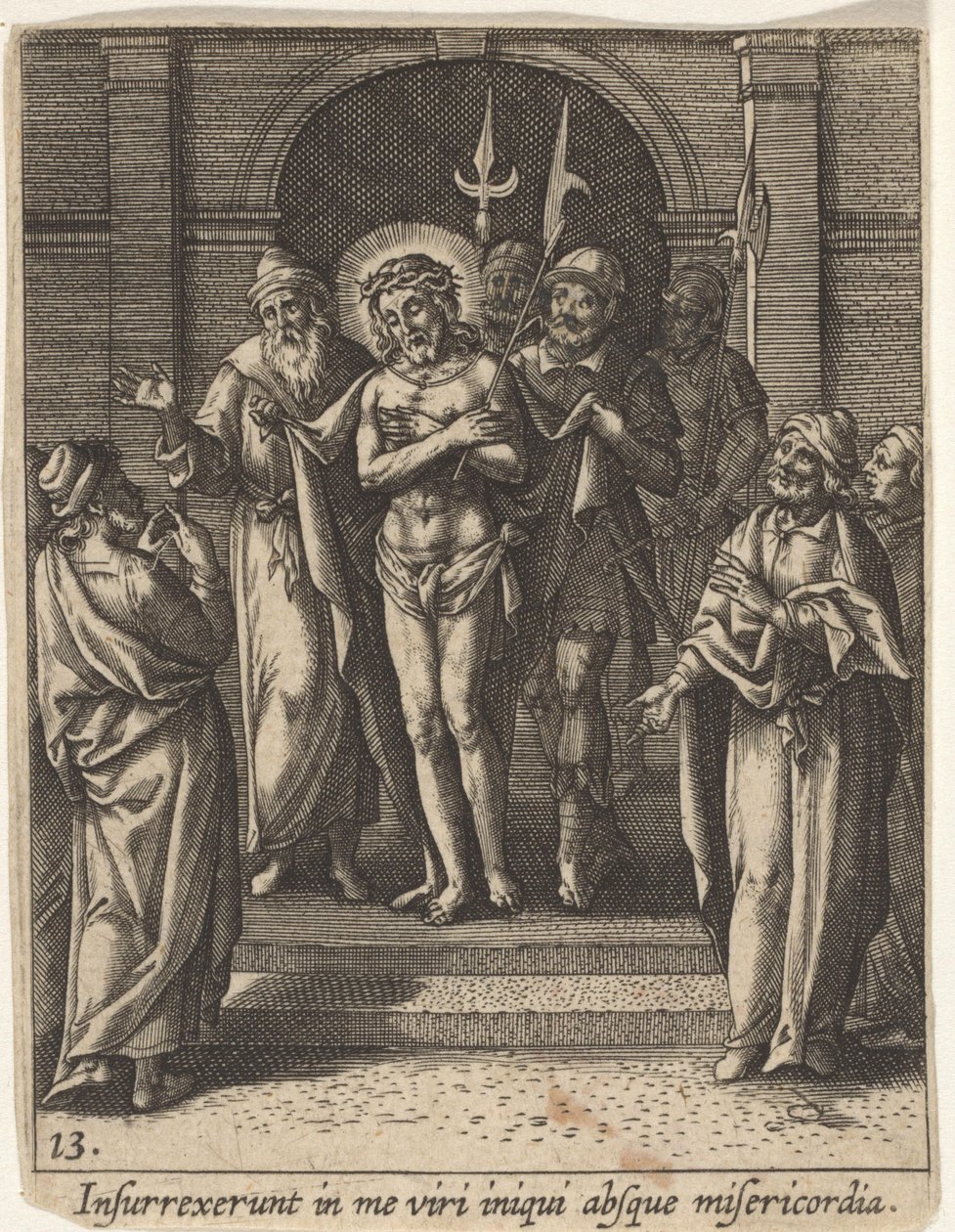 Ecce Homo tekijältä Adriaen Collaert