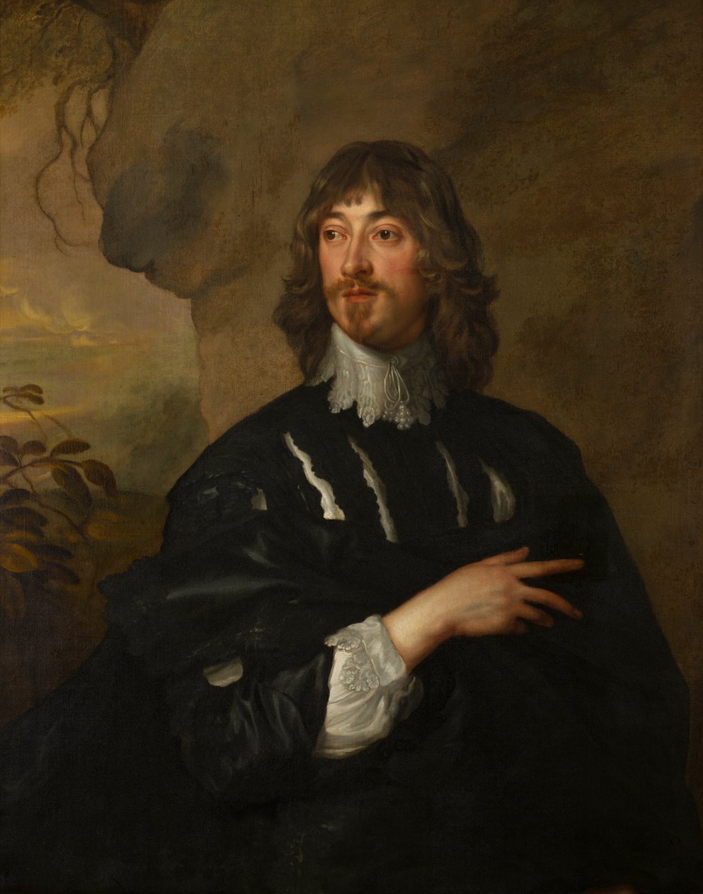 Eversti, myöhemmin Lord Goringin muotokuva. Earl of Norwich (1585-1663), n. 1605-63 (öljy kankaalle) tekijältä Adriaen Hanneman