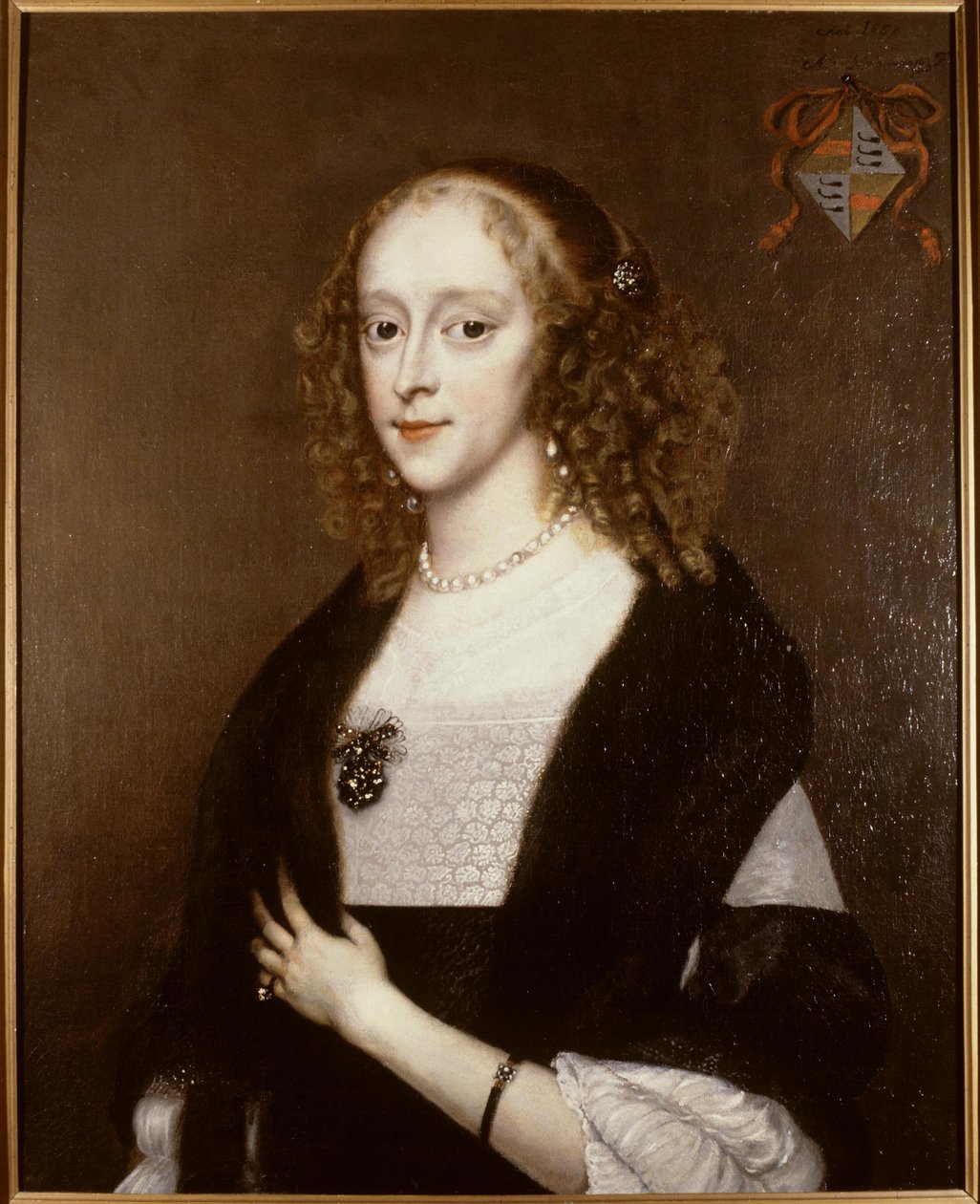 Wendela Bickerin muotokuva (1636-1668) tekijältä Adriaen Hanneman