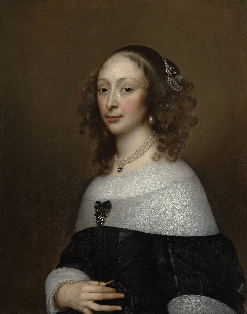 Naisen muotokuva, n. 1653. tekijältä Adriaen Hanneman