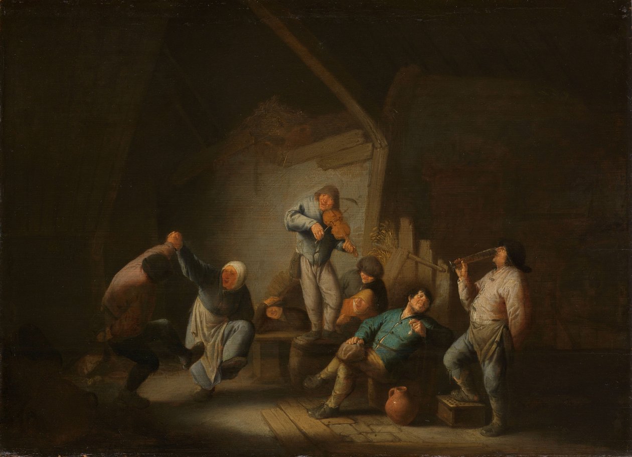 Tanssiva pariskunta, 1625-40 tekijältä Adriaen Jansz. van Ostade