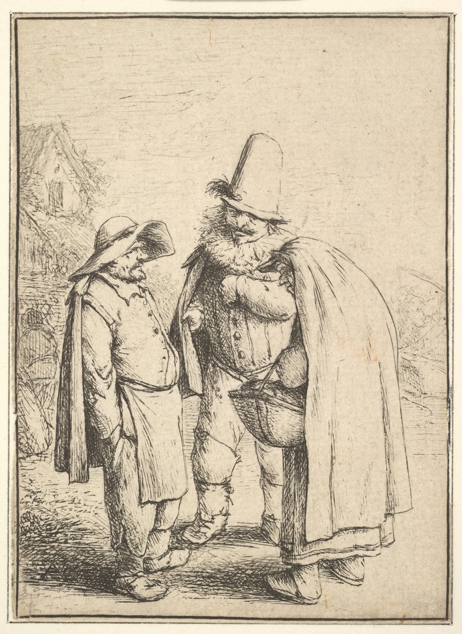 Groteskeja hahmoja, 1610-85. tekijältä Adriaen Jansz. van Ostade