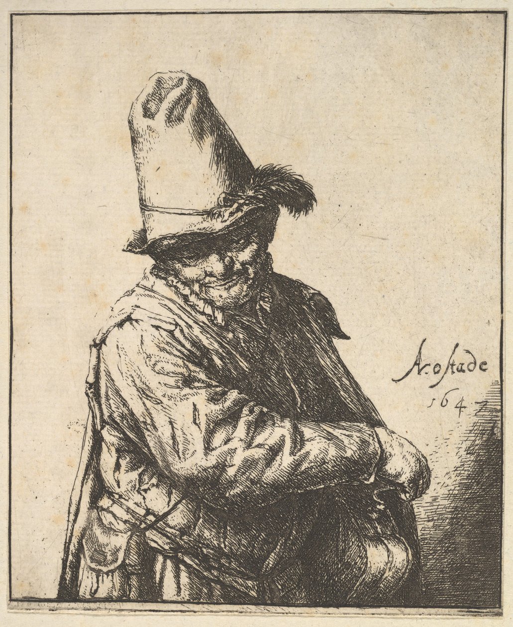 Hurdy Gurdy Man, 1647. tekijältä Adriaen Jansz. van Ostade