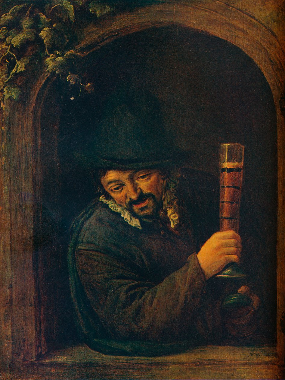 Talonpoika ikkunassa, c1658 tekijältä Adriaen Jansz. van Ostade