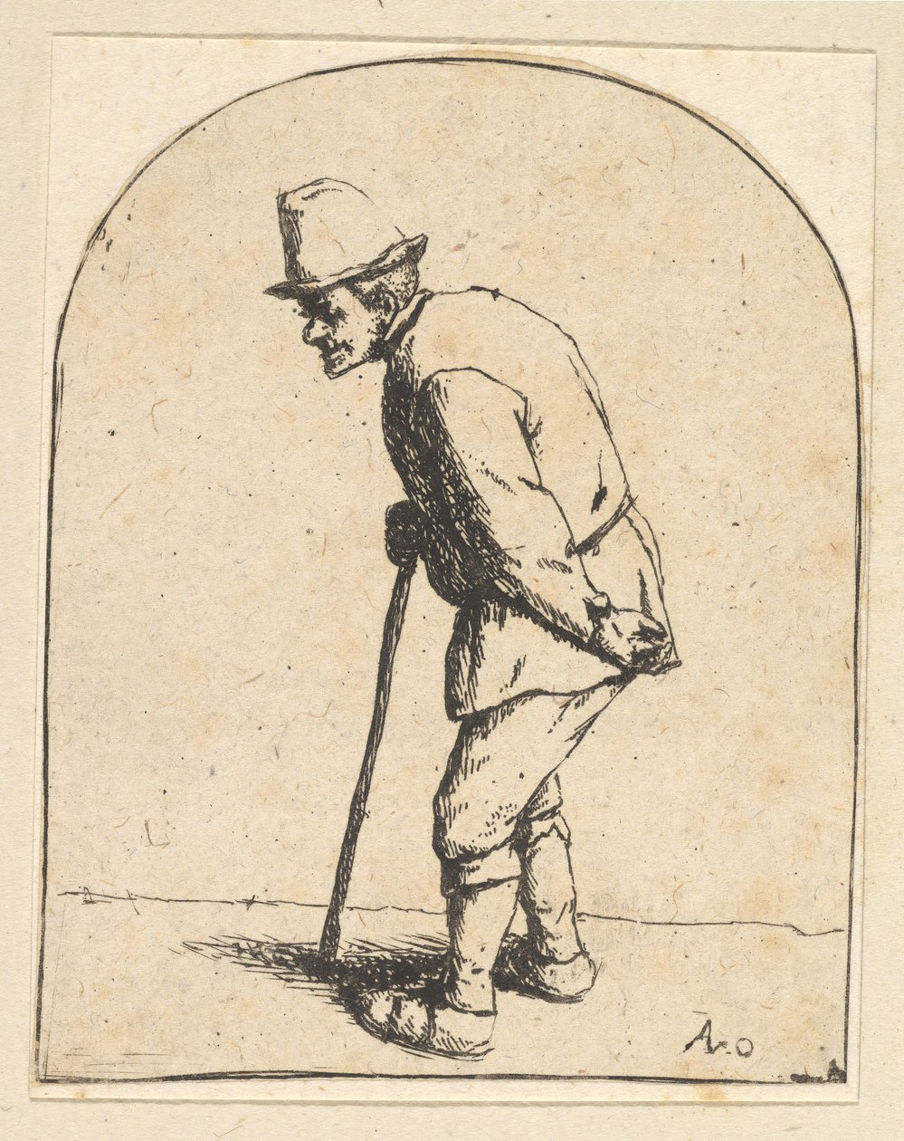 Talonpoika kepillä, 1610-85. tekijältä Adriaen Jansz. van Ostade