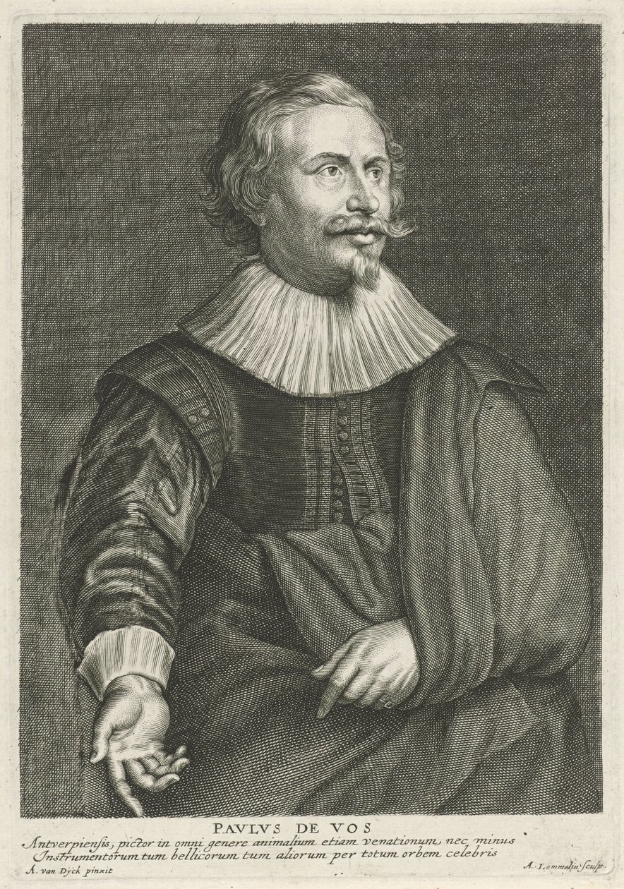 Portree van Paul de Vos tekijältä Adriaen Lommelin