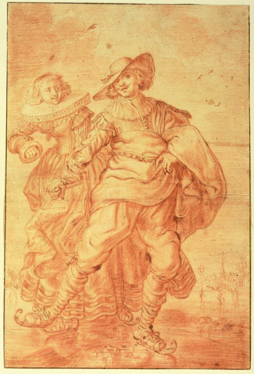 Huonekalut ja erilaiset esineet 1100- ja 1300-luvuilta tekijältä Adriaen Pietersz van de Venne