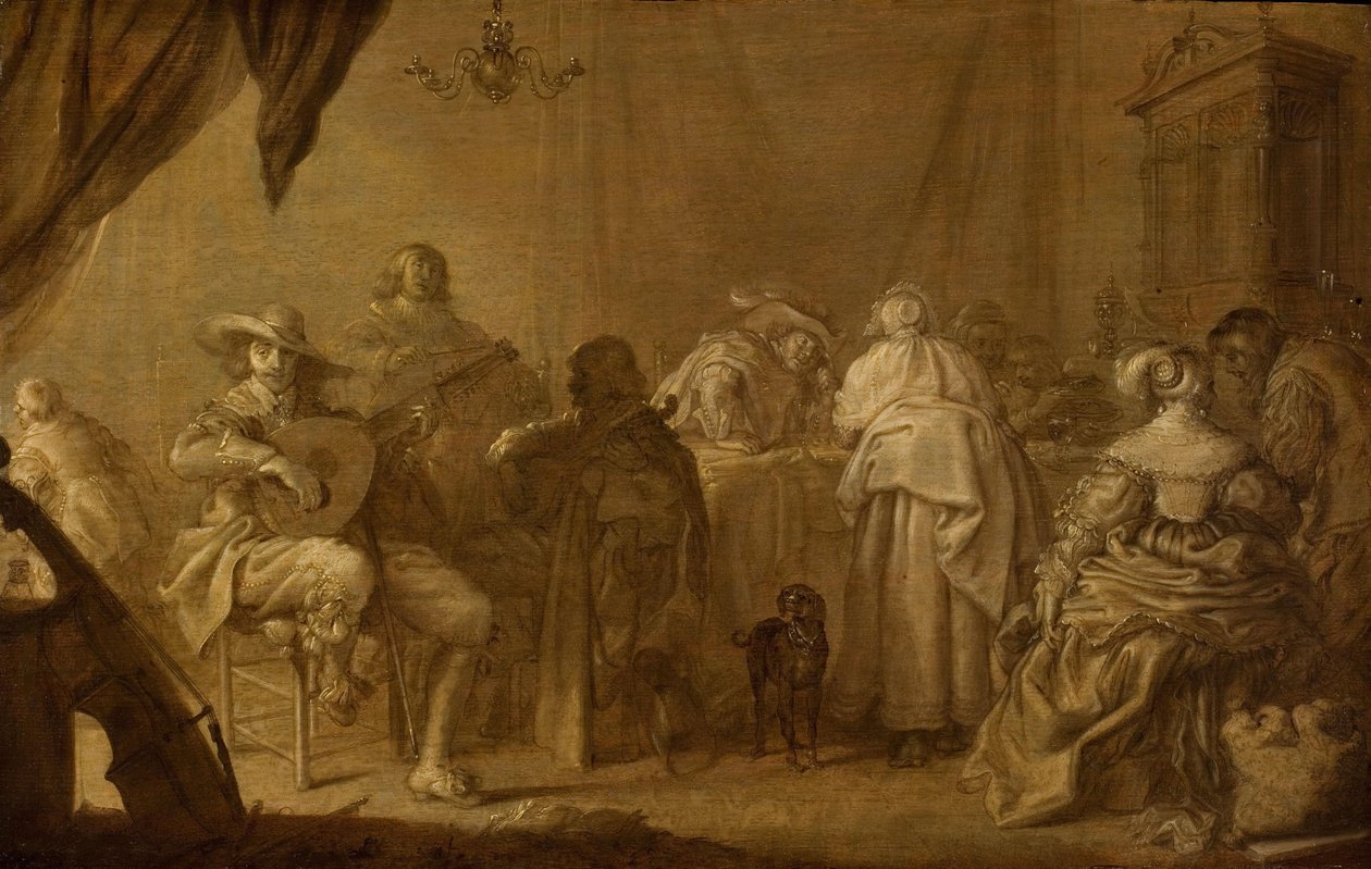 Musiikkijuhla tekijältä Adriaen Pietersz van de Venne
