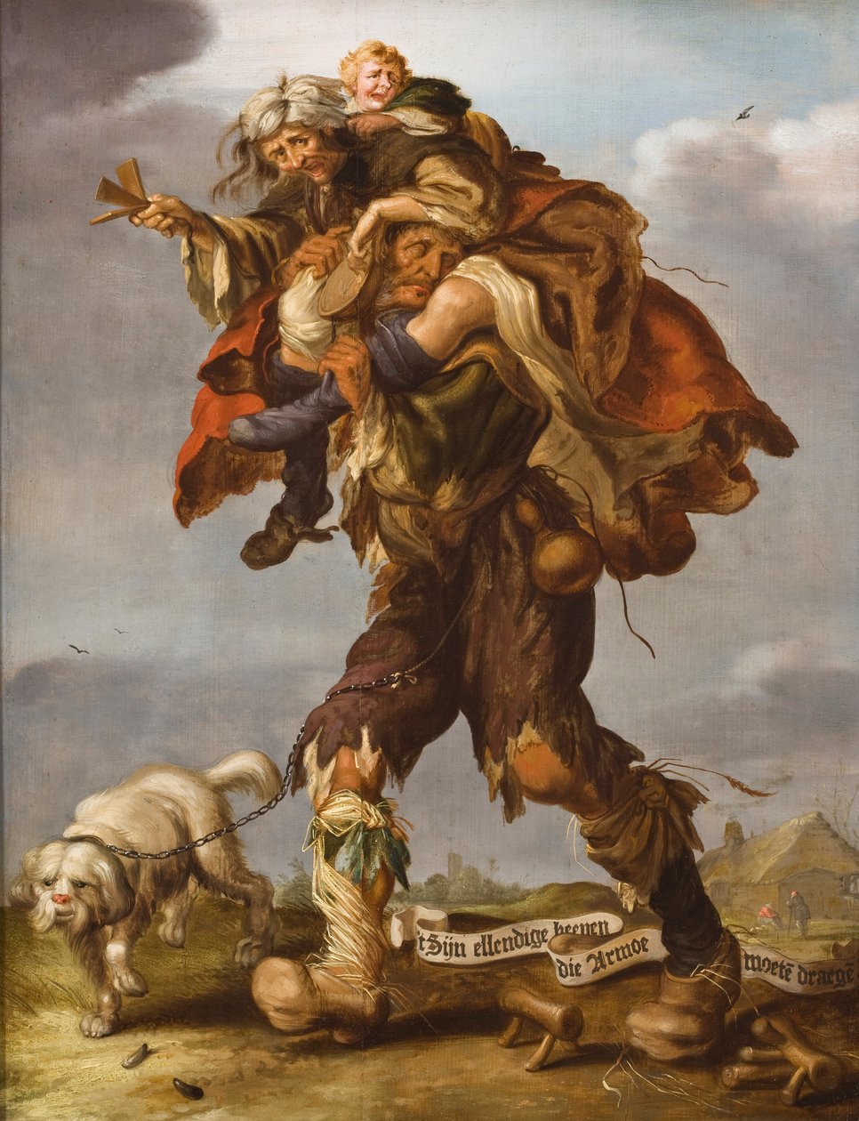 Allegoria köyhyydestä, 1630-luku tekijältä Adriaen Pietersz van de Venne