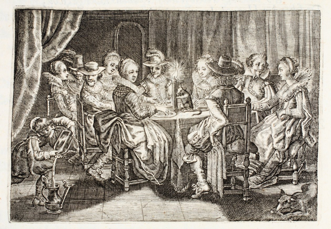Habit tekee kovettumia, kuvitus Johannes de Brunen (1589-1658) teoksesta 