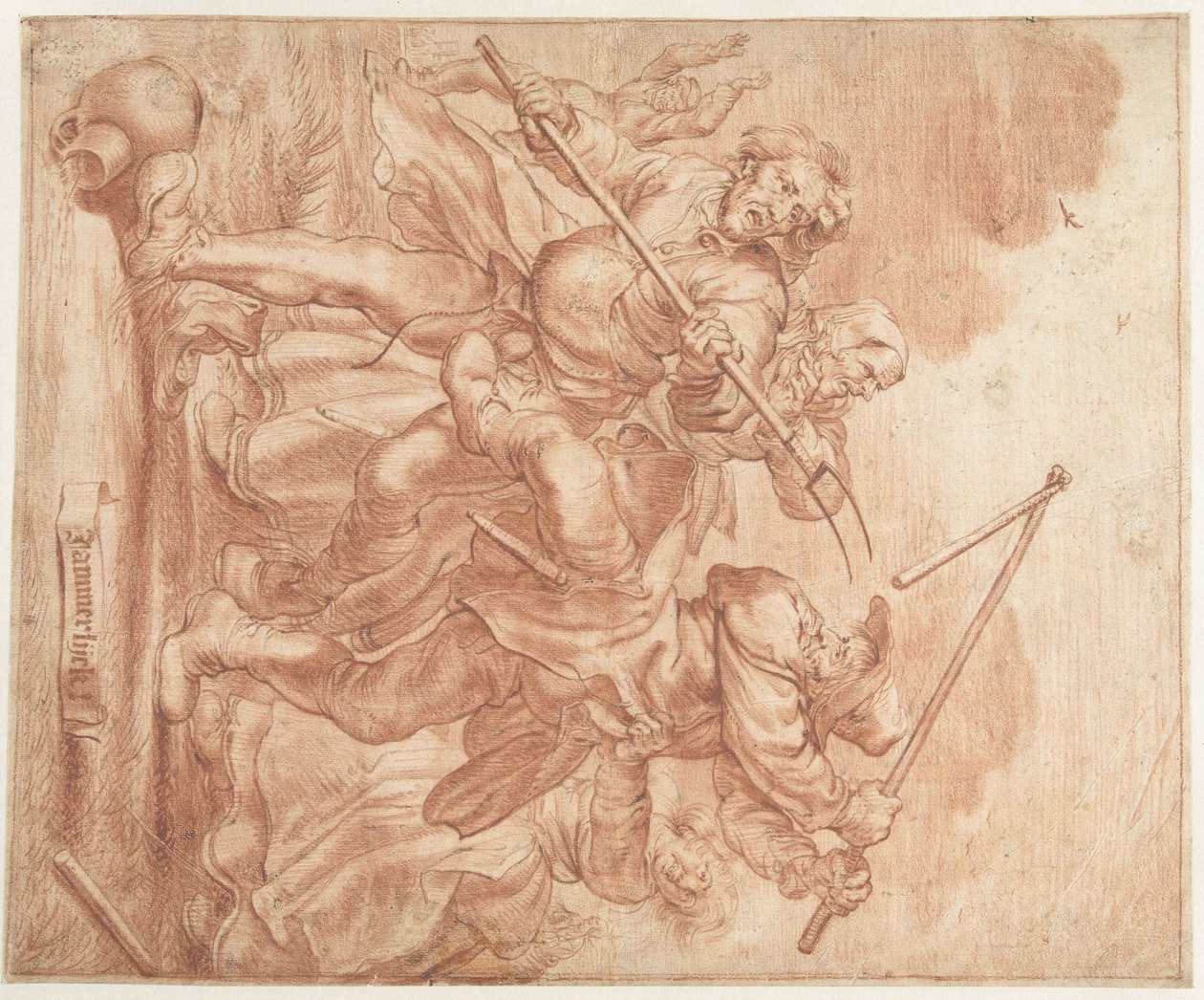 Valitettavaa! (otsikko esineessä) tekijältä Adriaen Pietersz van de Venne