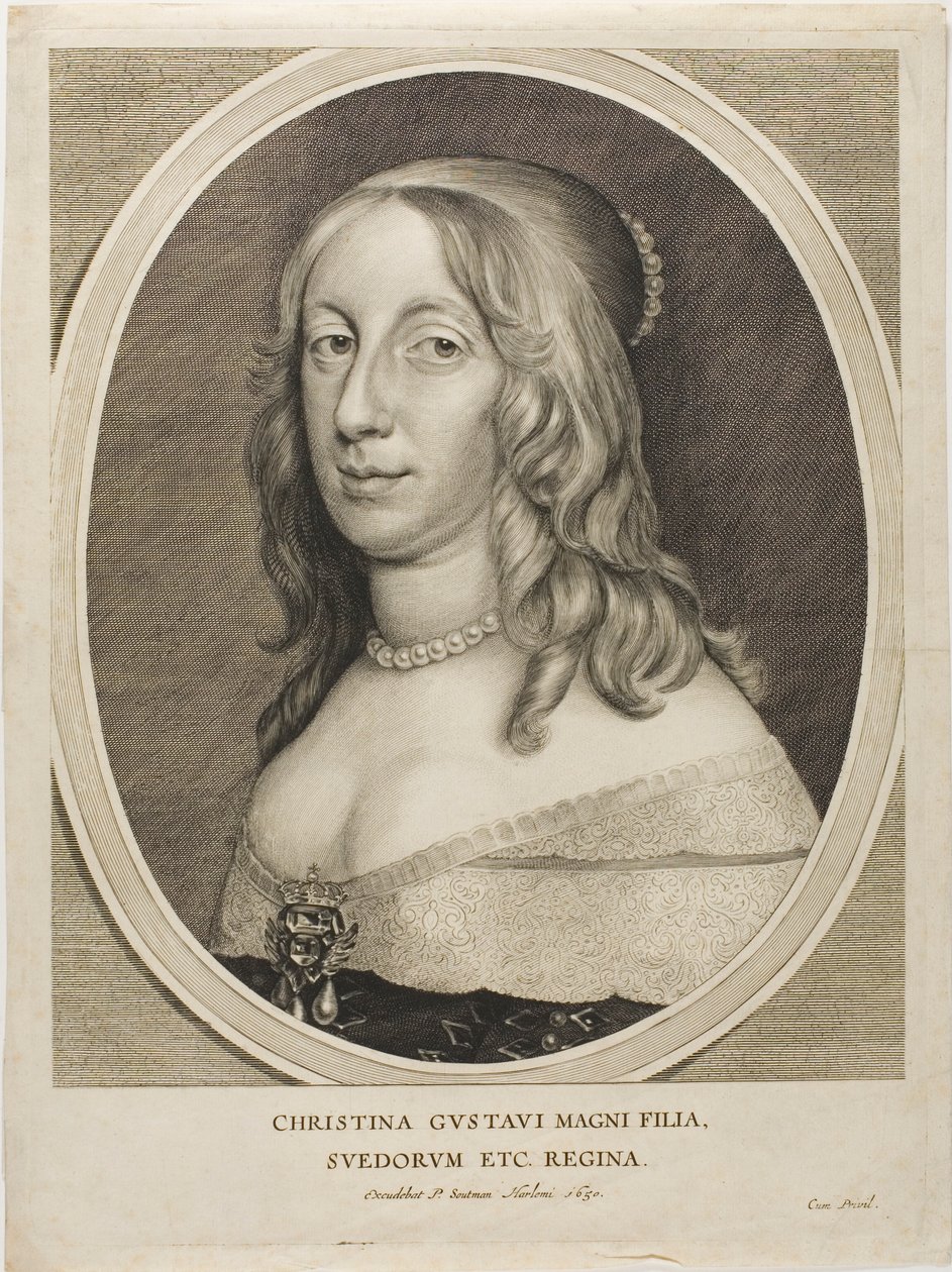 Ruotsin kuningatar Christina tekijältä Adriaen Pietersz. van de Venne