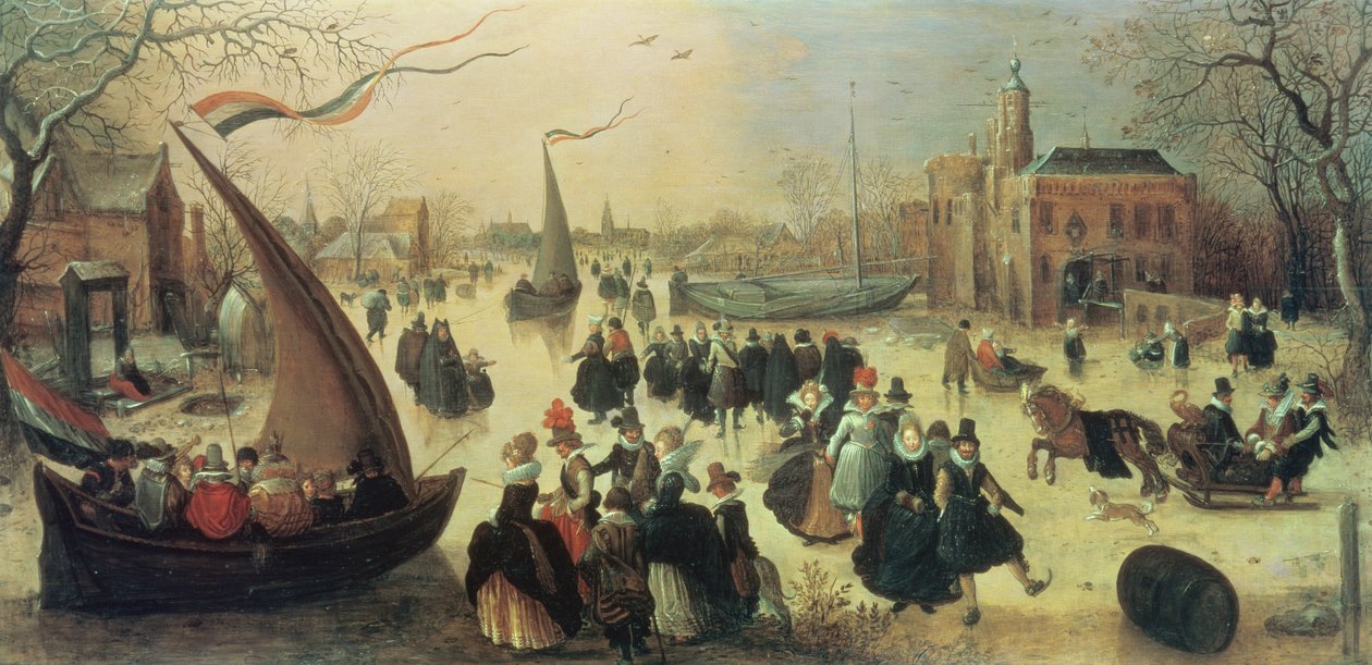 Huonekalut ja erilaiset esineet 1100- ja 1300-luvuilta tekijältä Adriaen Pietersz van de Venne