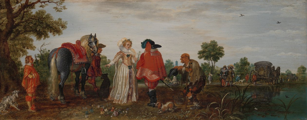 Kevät (kokous) tekijältä Adriaen Pietersz van de Venne