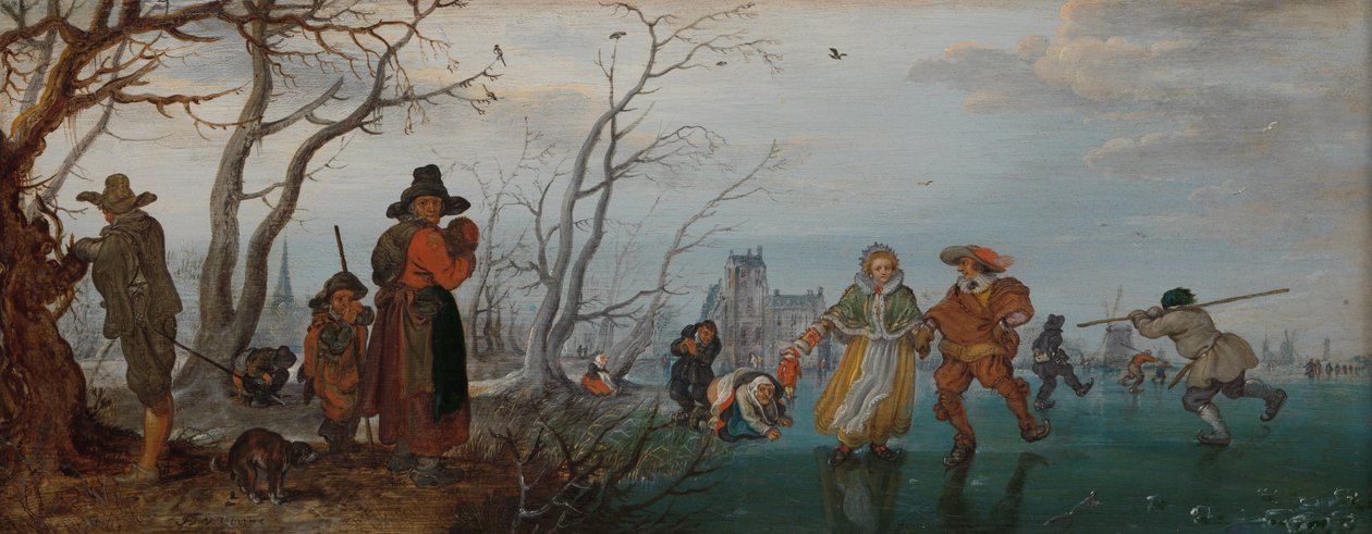 Talvi (huvi jäällä) tekijältä Adriaen Pietersz van de Venne