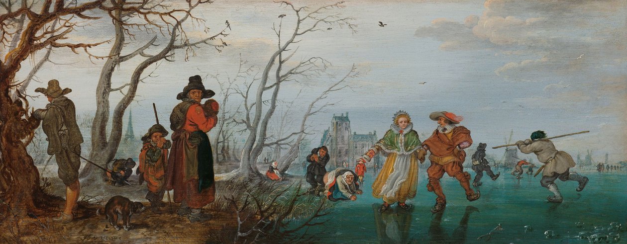 Talvi (huvi jäällä) tekijältä Adriaen Pietersz van de Venne
