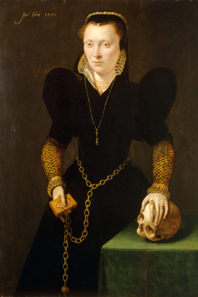 "Katheryn of Berain, Walesin äiti", 1534-1591, 1568 tekijältä Adriaen van Cronenburgh