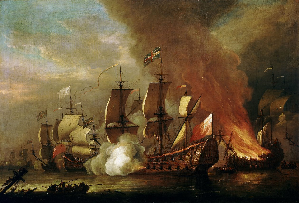 Englannin perimysjärjestys, 1600-luvun loppupuoli (öljy kankaalle). tekijältä Adriaen van Diest