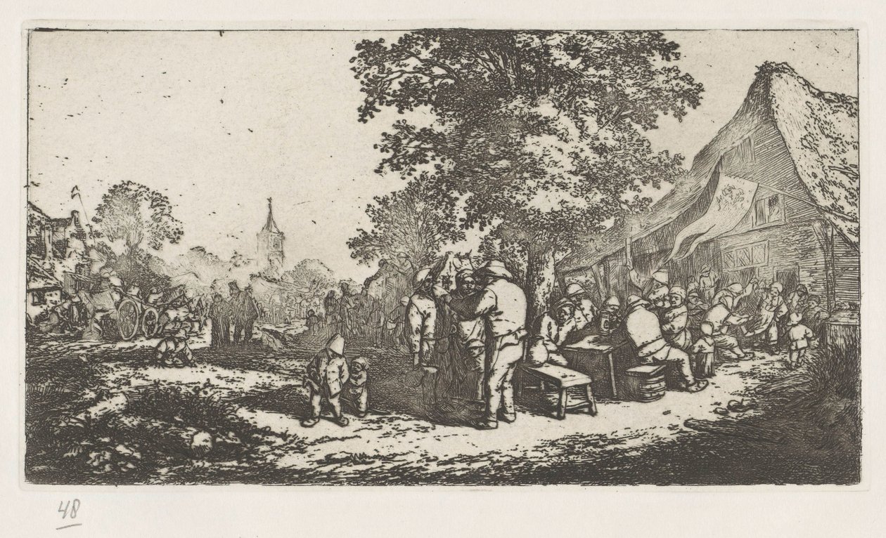 Maanviljelijän messut tekijältä Adriaen van Ostade